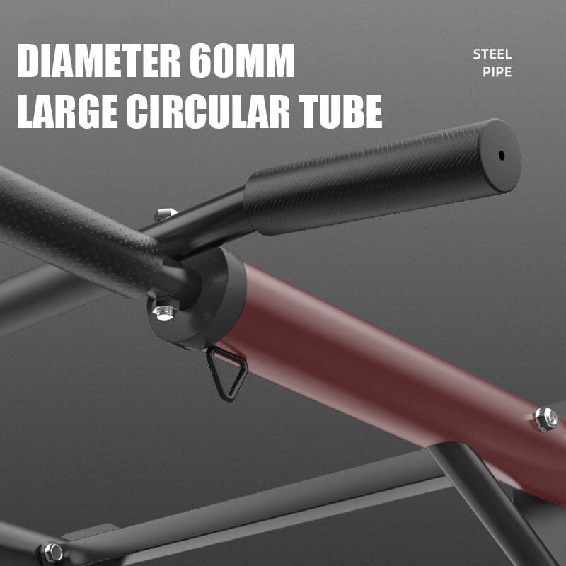 C-B02 Horizontal Bar On The Wall 60mm Steel Pipe Handle Detail C-B02 Horizontal Bar On The Wall pull up bar with 60mm steel pipe handles