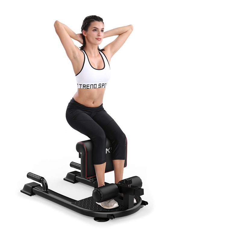 C-D25 Squat Machines User Performing Controlled Squat Exercise C-D25 Squat Machines used for controlled squat exercise with stable seating support