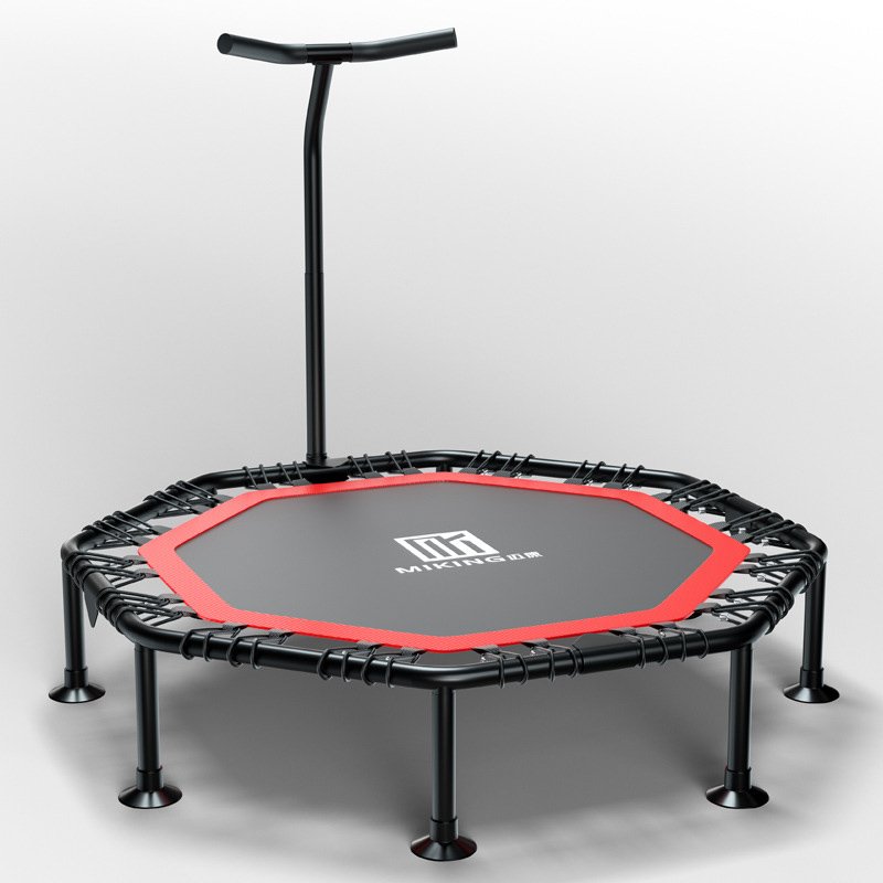 C-T50 Trampoline With Armrests featuring stable frame and ergonomic handle support