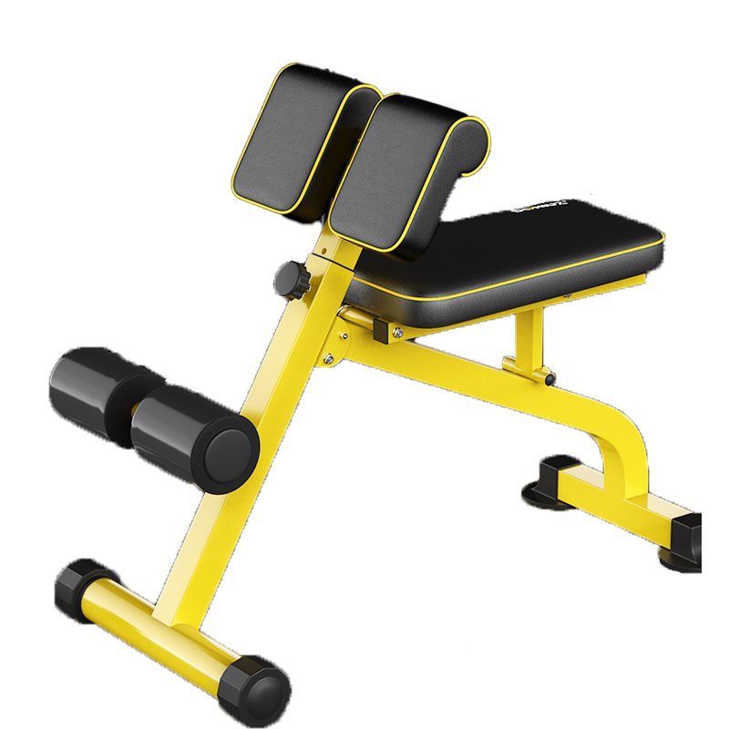 Professional DZ-B03 Roman Chair with adjustable height and heavy-duty steel frame for commercial gyms.