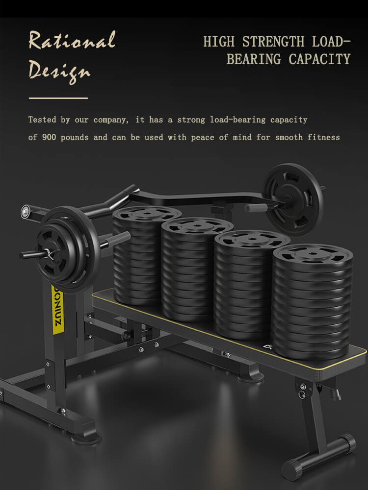 DZ-B06 Bench Press high load bearing strength test display DZ-B06 Bench Press supporting heavy weight plates for commercial gym environments