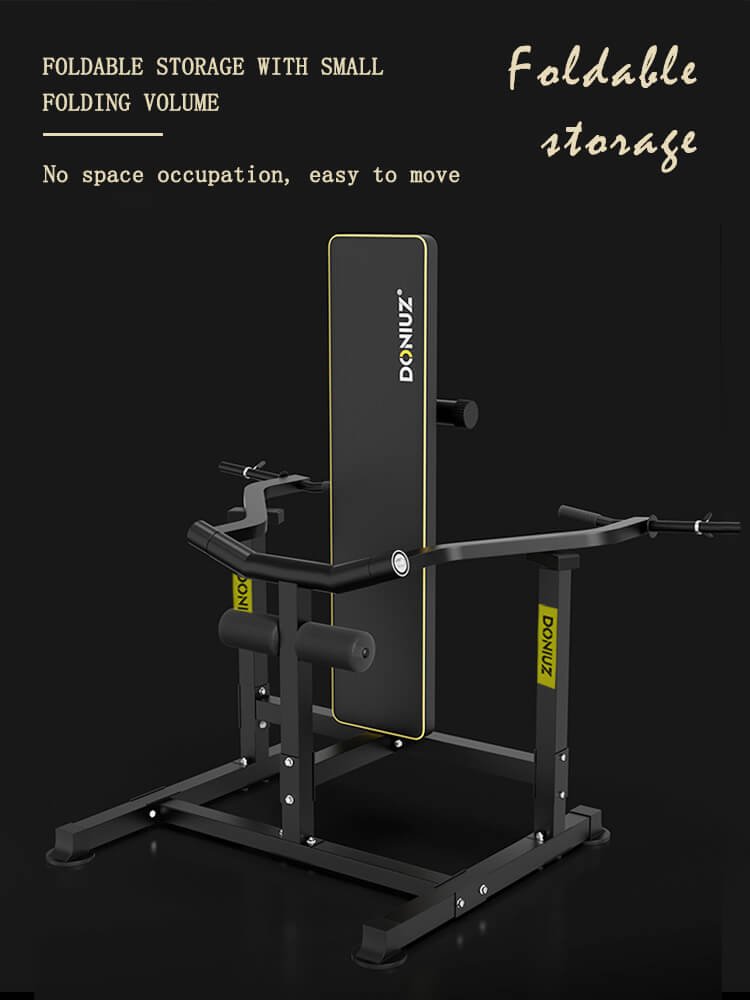 DZ-B06 Bench Press foldable design for space saving storage DZ-B06 Bench Press foldable structure for compact gym equipment storage