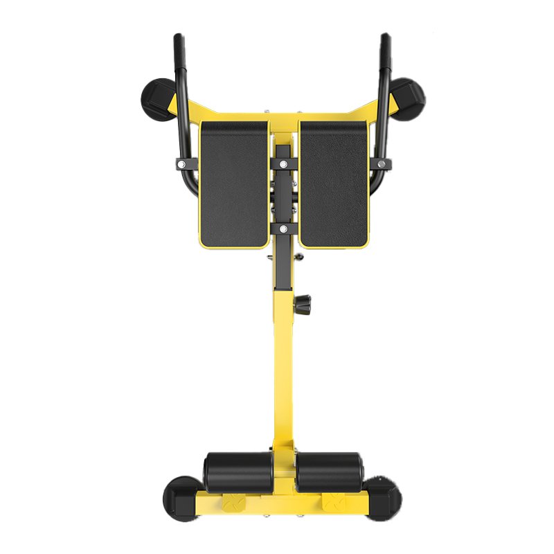 Front view of professional DZ-Q13 Roman Chair with adjustable height for commercial gyms.