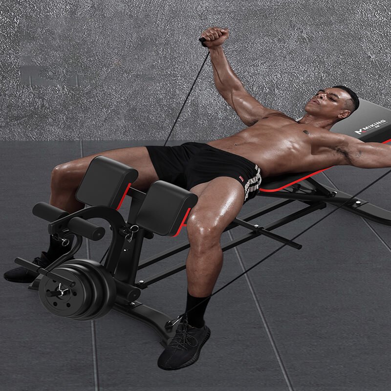 MK-031C multi-functional dumbbell bench strength training application MK-031C multi-functional dumbbell bench used for upper body strength training