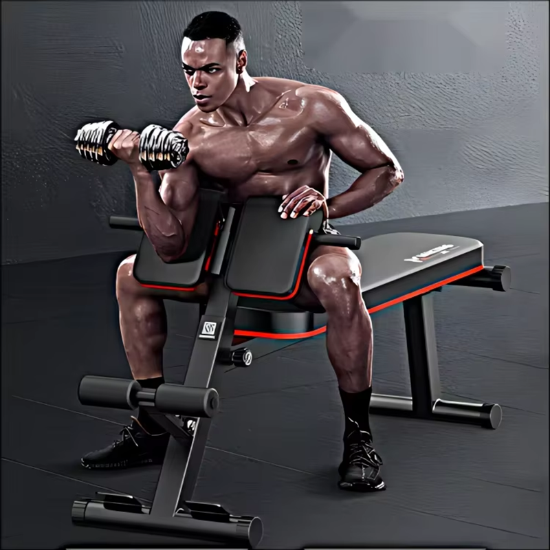 MK-033 Roman Chair 6-Gear Adjustable System Adjustable backrest and seat settings of MK-033 Roman Chair for customized workout angles