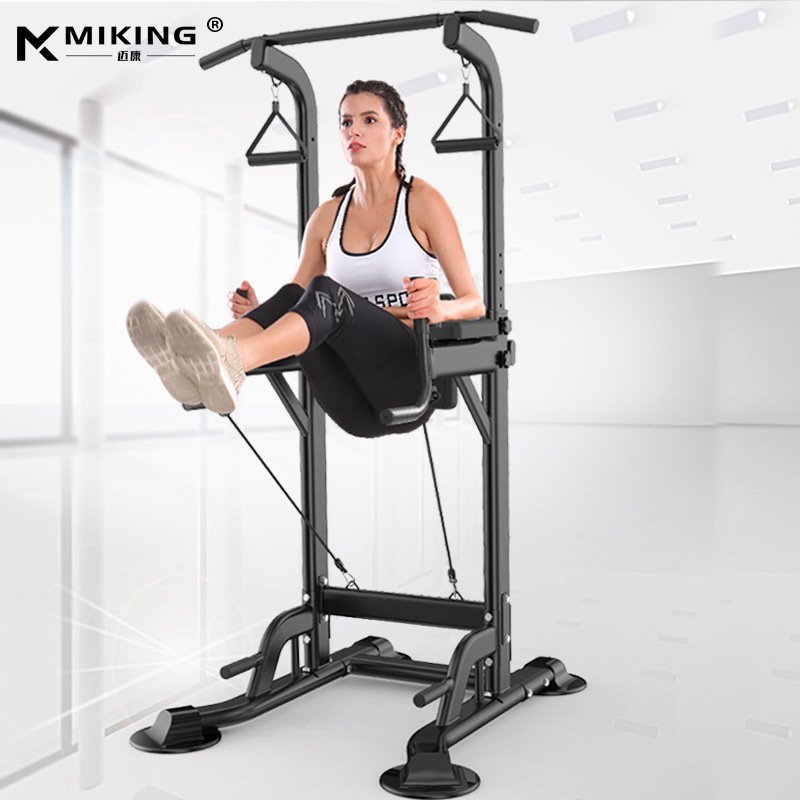 MK-045 Horizontal Bar Functional Training Leg Raise MK-045 horizontal bar commercial pull-up station used for leg raise exercise with dip handles