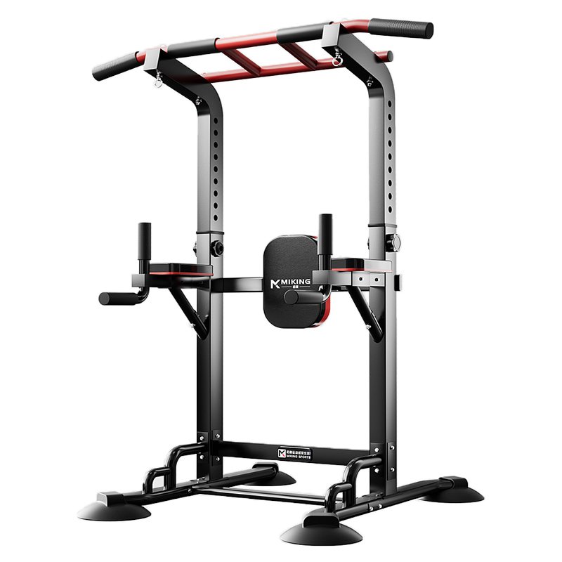 MK-090 pull-up machine commercial gym fitness station with padded backrest and dip handles