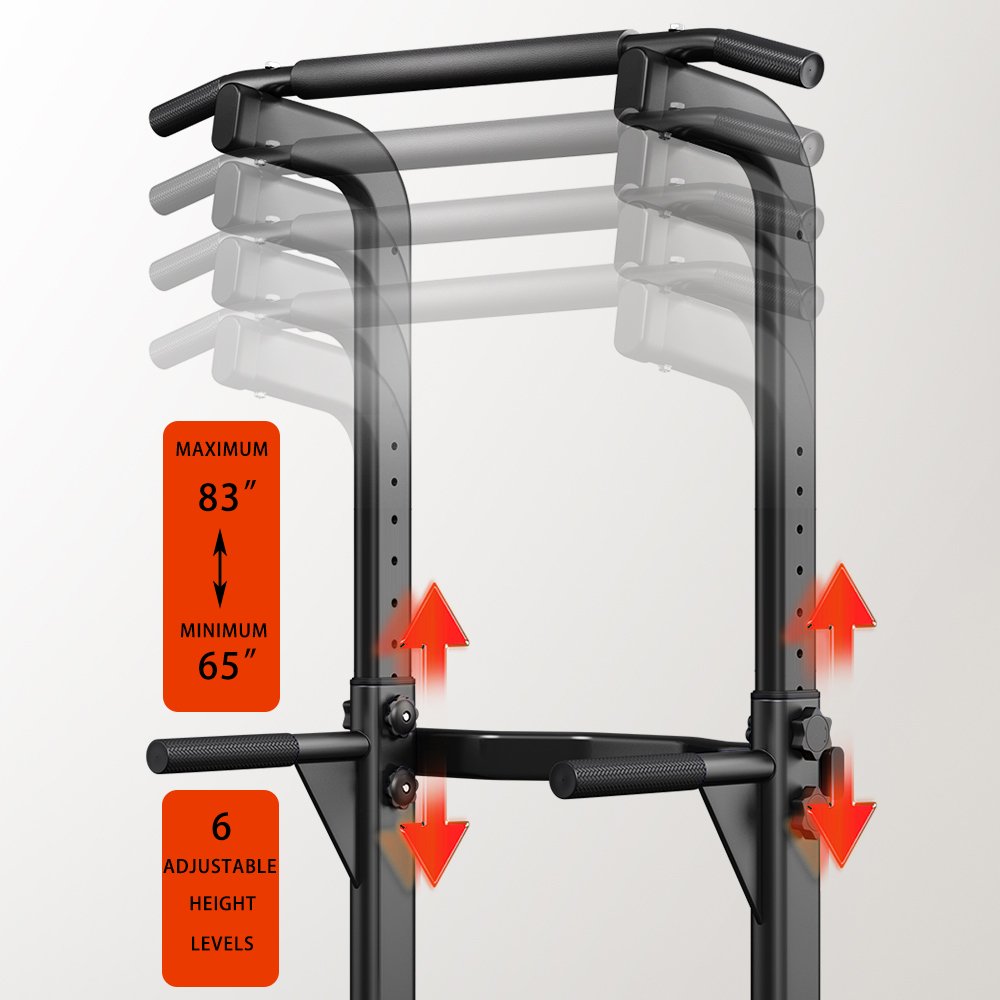 MK-4001F Horizontal Bar Adjustable Height Pull Up Station MK-4001F Horizontal Bar adjustable height pull up station with multiple locking levels