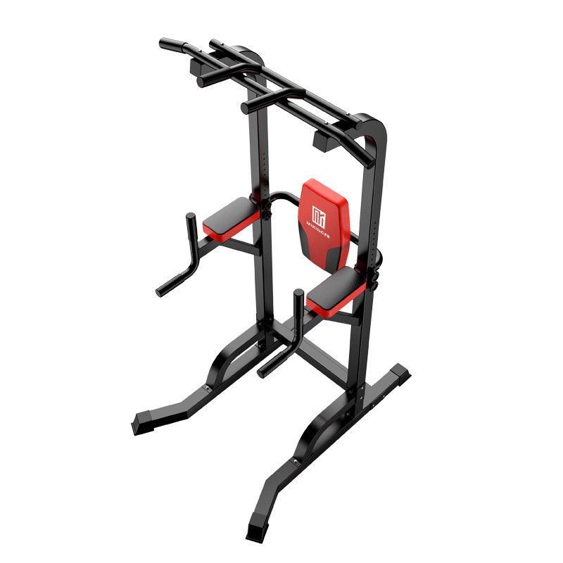 MK-580A horizontal bar commercial pull-up station with steel frame and dip handles