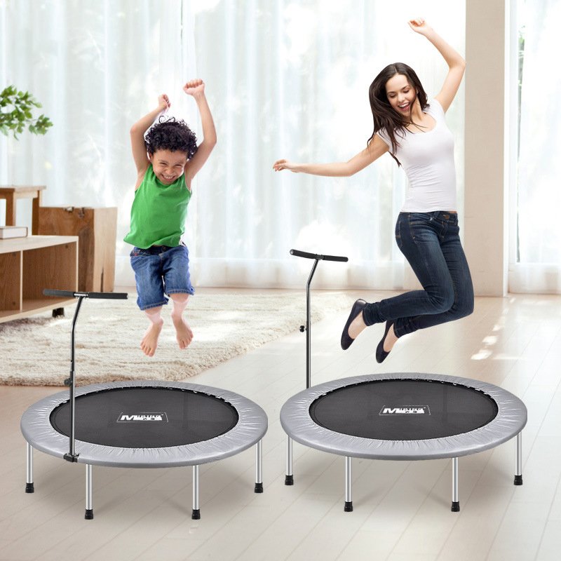 MK-6198 Trampoline Indoor Fitness Training Application Scene MK-6198 Trampoline used for indoor fitness and balance training exercises