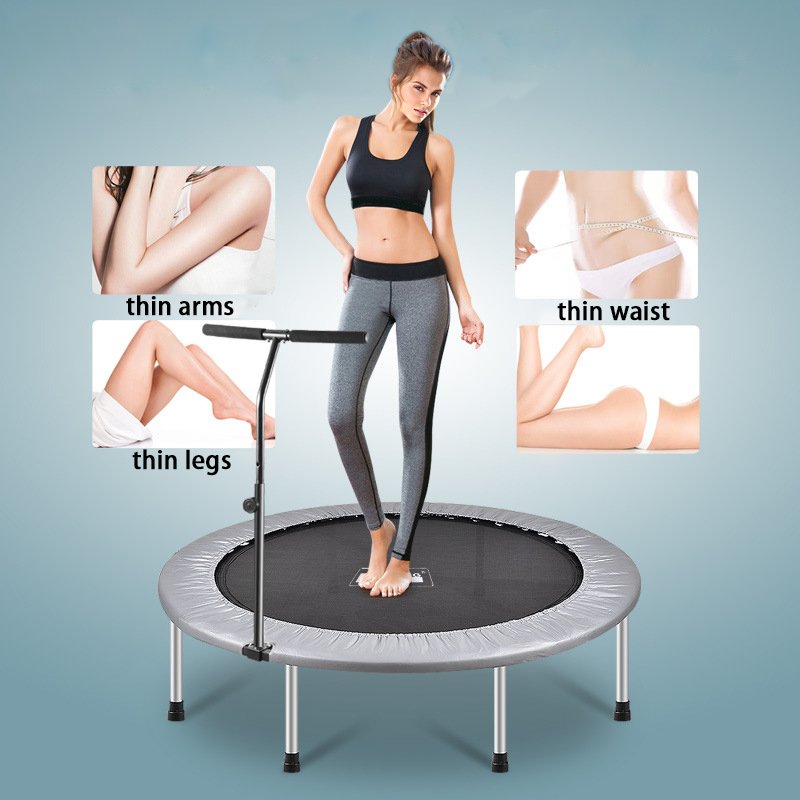 MK-6198 Trampoline Fitness Shaping and Cardio Training Use MK-6198 Trampoline used for full body fitness shaping exercises