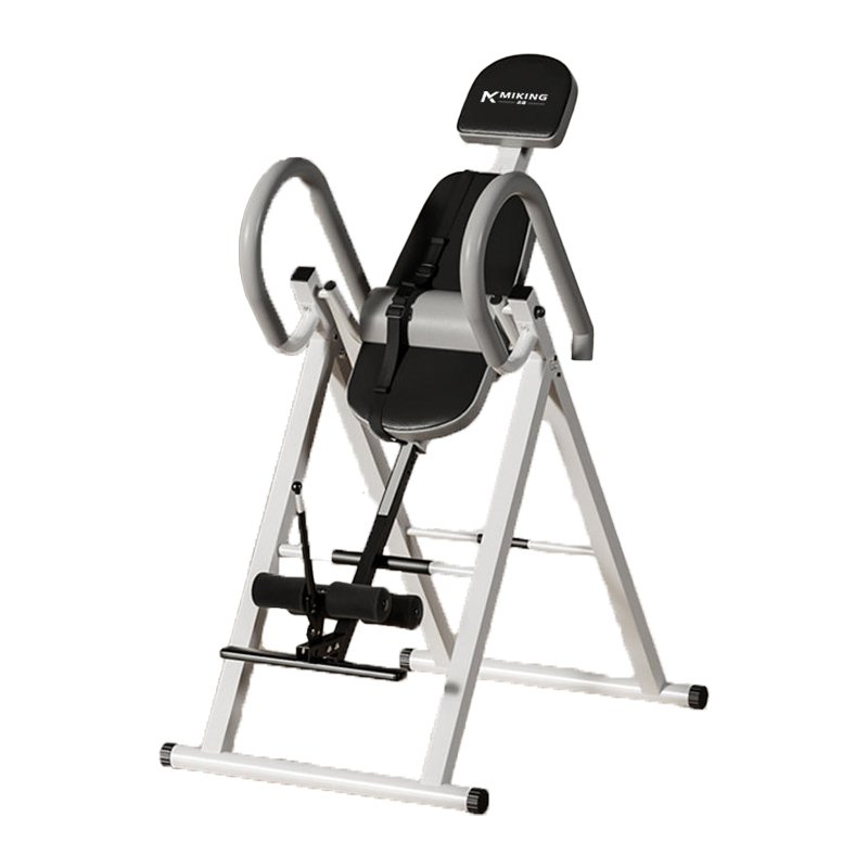 MK-T500 Handstand Machine showing full steel frame and inversion structure