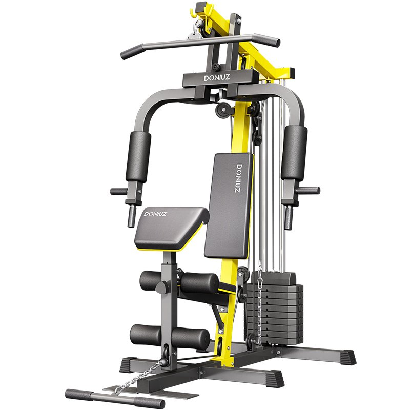 PS801 Single Person Station commercial pull-up and strength trainer front studio view