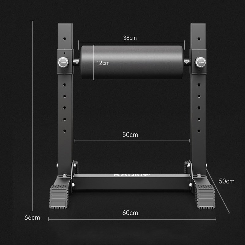 Q2 Squat Machine Frame Size and Base Structure Details Q2 Squat Machine base structure with wide support feet